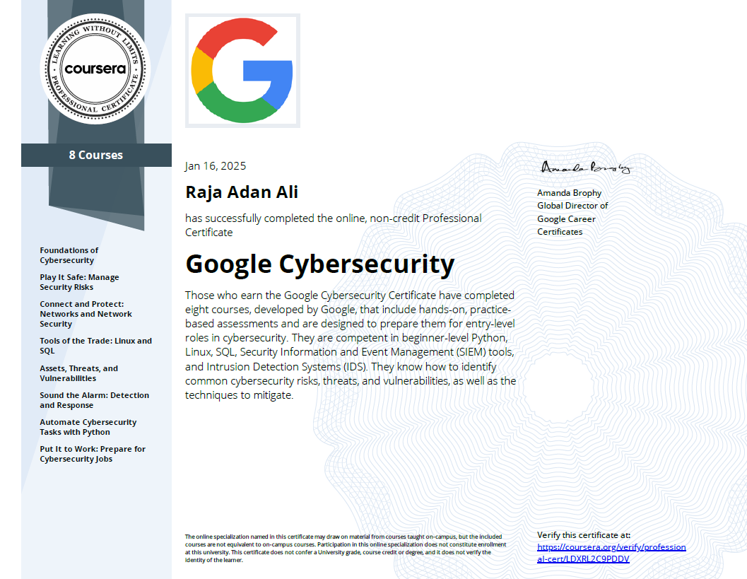 Google CyberSecurity